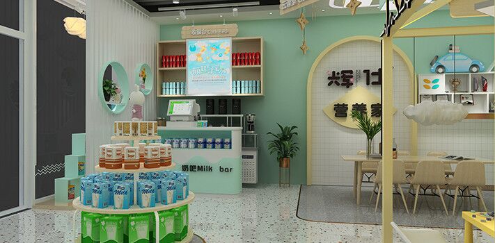 辉仕营养家社区型专营店都这么玩，怪不得人气(图2)